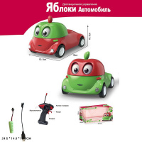 МАШИНА ЯБЛОКО Р/УПР. С АККУМУЛЯТ.,СВЕТ ПЕРЕДНИХ ФАР,РАЗМЕР 10,5*18*8,5СМ,КОР.24,5*14*12СМ купить оптом и в розницу МАШИНА ЯБЛОКО Р/УПР. С АККУМУЛЯТ.,СВЕТ ПЕРЕДНИХ ФАР,РАЗМЕР 10,5*18*8,5СМ,КОР.24,5*14*12СМ купить оптом и в розницу на базе игрушек